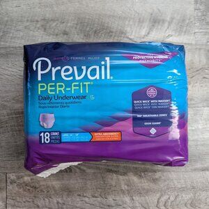 18-count Prevail Per-Fit Women's Daily Underwear Large 44"-58" Extra Absorbency